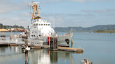 Coast Guard Cutter Orcas decommissioned after 35 years of service in Coos Bay, Oregon