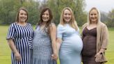 Four sisters pregnant at the same time will all welcome babies this year