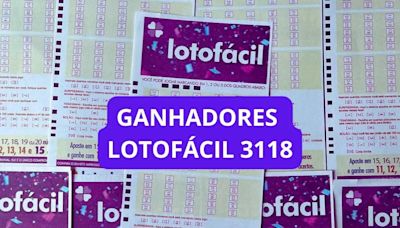 Resultado da Lotofácil 3118 de sábado e ganhadores (01/06/2024) | DCI