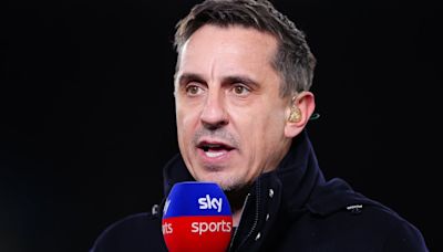 Gary Neville names the best striker he ever played with