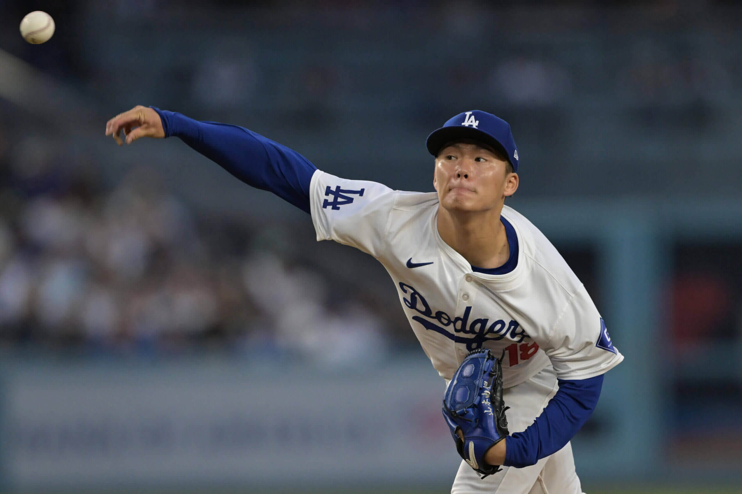 Yoshinobu Yamamoto keeps rolling and adapting for the Dodgers: 'It's special'