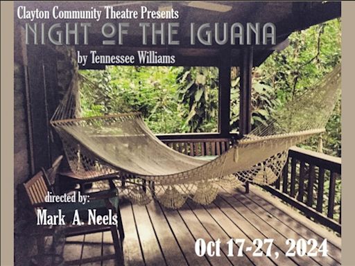 The Night of the Iguana, by Tennessee Williams in St. Louis at Clayton Community Theatre 2024