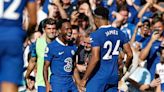 Raheem Sterling double helps 10-man Chelsea beat Leicester