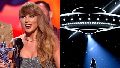 Taylor Swift's outfit change at the VMAs includes a sneaky reference to her song 'Down Bad.' Fans think it could be her next single.