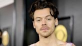 Harry Styles Frees the Nipple in a Glittering Rainbow Jumpsuit at the 2023 Grammys