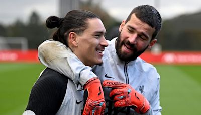 Liverpool fans love Darwin Nunez's gesture to Alisson after Uruguay win over Brazil