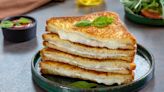 Amp Up The Comfort Level Of Grilled Cheese With A Garlicky Bread Swap