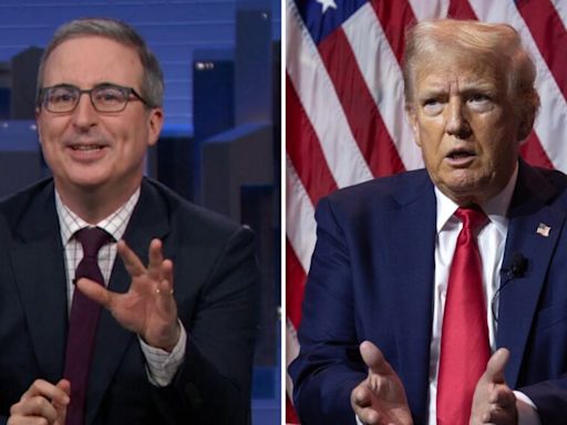 John Oliver Takes Swipe at 'Christian' Trump & His Kamala Harris Comments