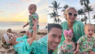 Paris Hilton Shares Sweet Photos of Daughter London and Son Phoenix in Matching Ensembles During Family Vacation to Hawaii