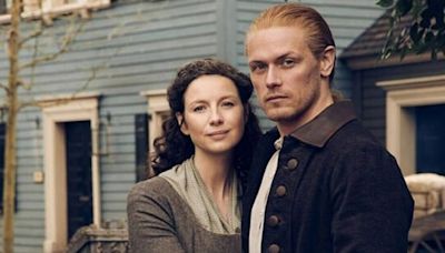 Outlander actress lifts lid on 'naughty' Sam Heughan in behind-scenes insight