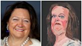 Australia's richest woman Gina Rinehart 'demands' portrait removed from exhibition