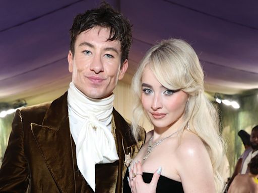 Sabrina Carpenter & Boyfriend Barry Keoghan Pose Together at Met Gala 2024