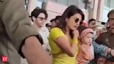 Priyanka Chopra Jonas visits Ayodhya along with husband Nick Jonas and daughter Maltie - The Economic Times