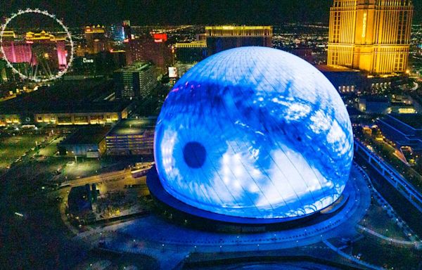 Here’s what the Sphere has displayed on its exterior in its 1st year — PHOTOS