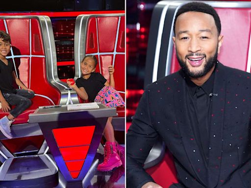 John Legend's Daughter Luna, 8, Adorably Interviews Her Dad as She Attends “The Voice” Finale with Brother Miles