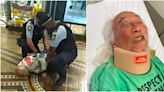 Senior Asian Australian protestor sustains brain bleed, neck injury during arrest