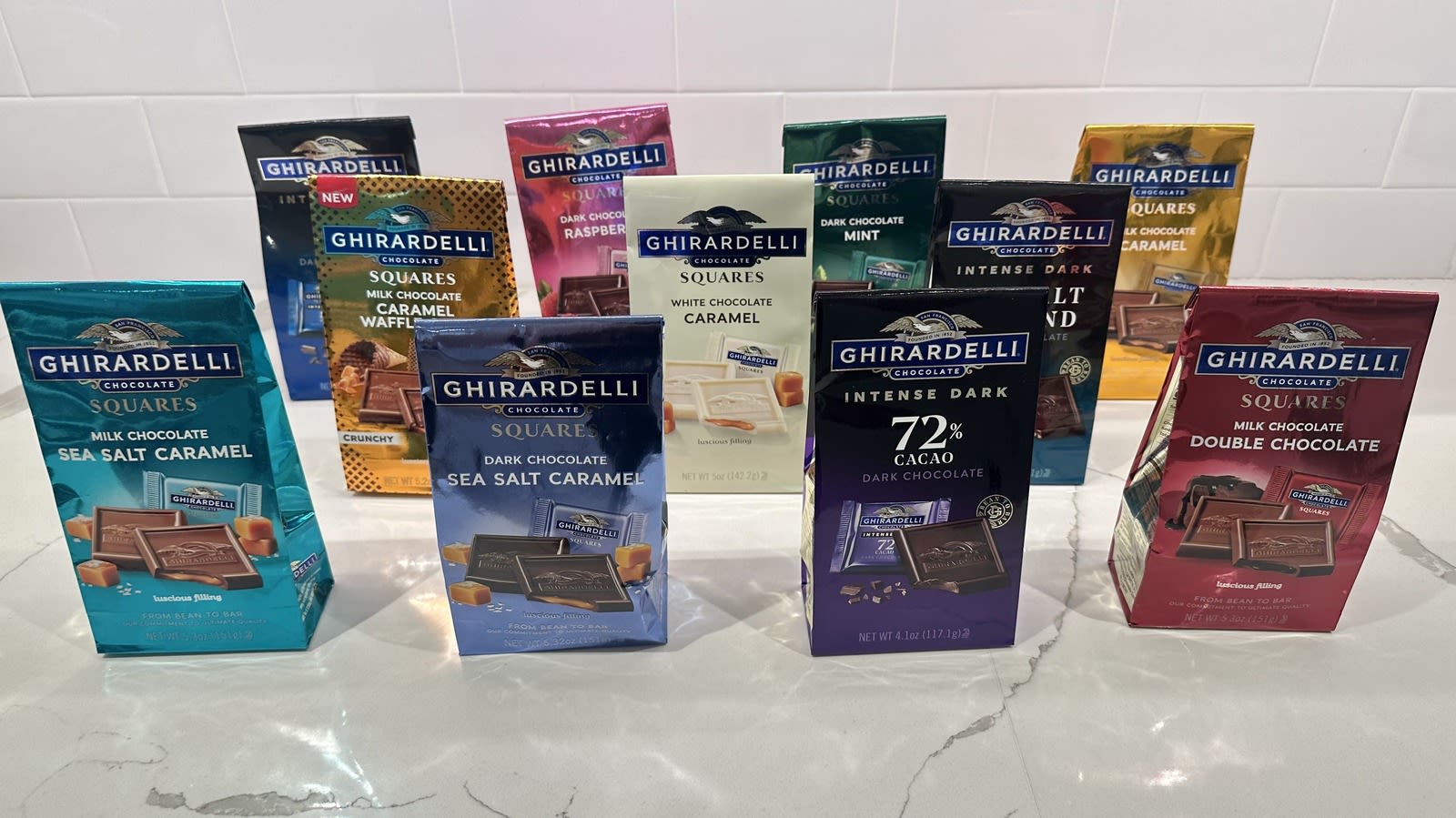 Every Ghirardelli Chocolate Square Flavor, Ranked