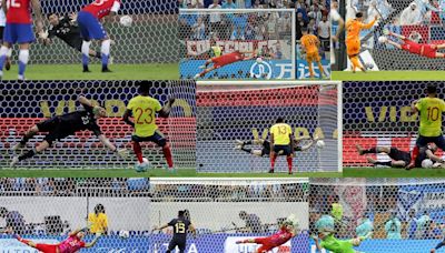 Video de la bestia del arco: los 12 penales que no fueron gol contra Dibu Martínez en la Selección y en qué momentos