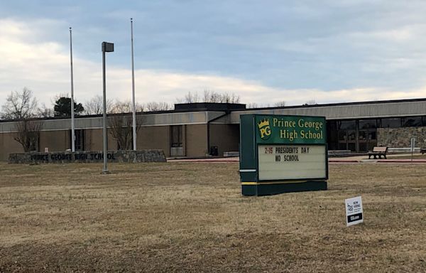 Prince George High School goes on lockdown after weapon reported on campus