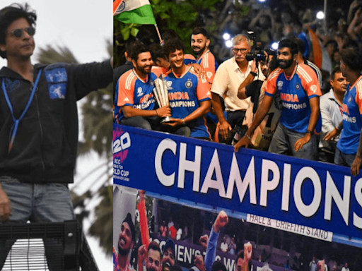 Shah Rukh Khan "proud" of Team India, reacts to their victory parade: "Seeing the boys so happy"