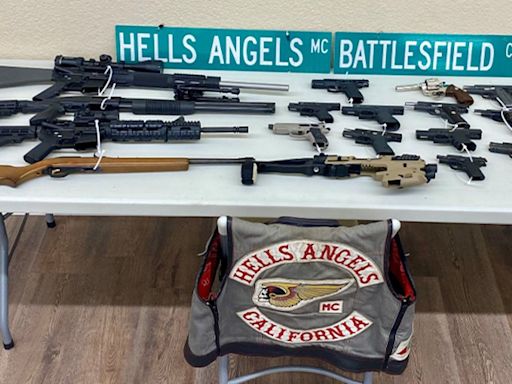 Entire Bakersfield Chapter of Hells Angels arrested, 25 guns seized