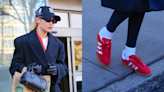 Gigi Hadid Gets Trendy in Red Adidas Gazelle Sneakers While Out in NYC