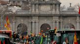 Hundreds of farmers descend on Madrid as tractor protests sweep European capitals