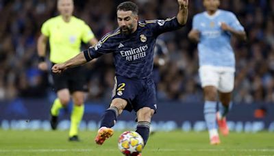 Carvajal se perderá la ida de semifinales si el Madrid supera al City en los cuartos de Champions