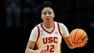 Caitlin Clark tells JuJu Watkins spotlight is on her now, Fever star offers support while practicing at USC