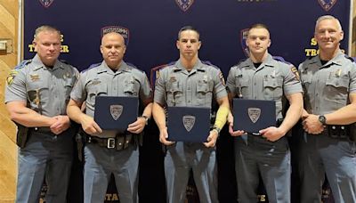 Troop F officers recognized at MHP awards ceremony