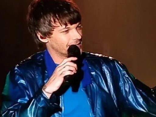 Los detalles del show de Louis Tomlinson con un asistente de lujo en el público