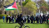 Northwestern students set up Palestine protest camp on campus; clashes with police reported