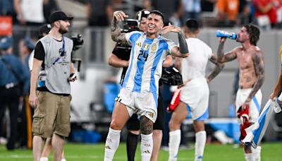 (Images): Enzo Fernandez celebrates Argentina reaching Copa America final