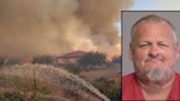 Wildfire burns near Colorado River in southwestern Arizona; Arson suspect arrested