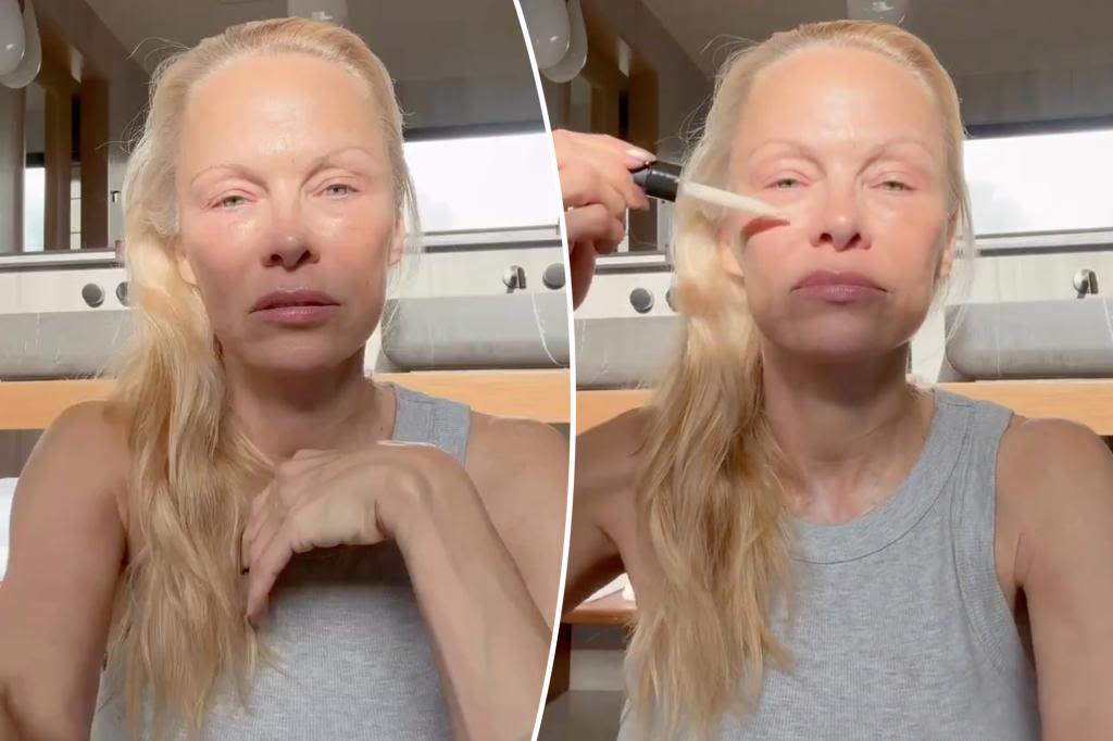 Makeup-free Pamela Anderson drops her skincare routine — and it only costs $120