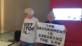 Elderly Just Stop Oil Protesters Target Magna Carta In British Library