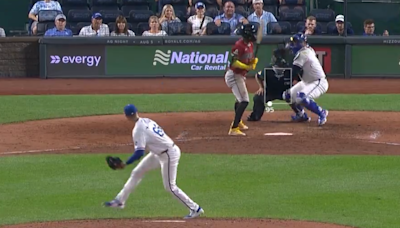 Umpire Brian O'Nora missed a would-be, game-ending call before the D-backs flipped the game on the Royals