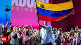 Venezuela's presidential candidates conclude their campaigns ahead of Sunday's election - Times of India