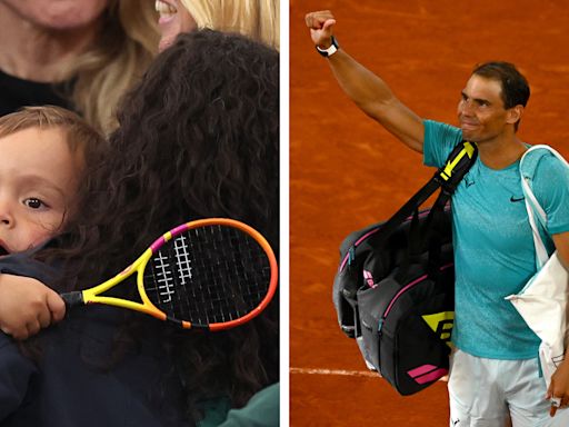 Rafael Nadal Debuts $1.1 Million Richard Mille Watch at French Open 2024, Gets Support From Wife and ‘Baby Rafa’ for Match...
