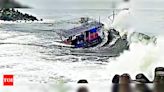 Fishing boat capsizes at Muthalapozhi again | Thiruvananthapuram News - Times of India