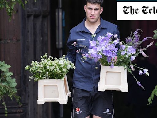 Florist for Duke of Westminster’s wedding is eco firm praised by Lily James