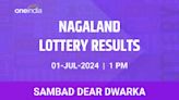 Nagaland Sambad Lottery Dear Dwarka Monday 1 PM Winners July 1 - Check Results
