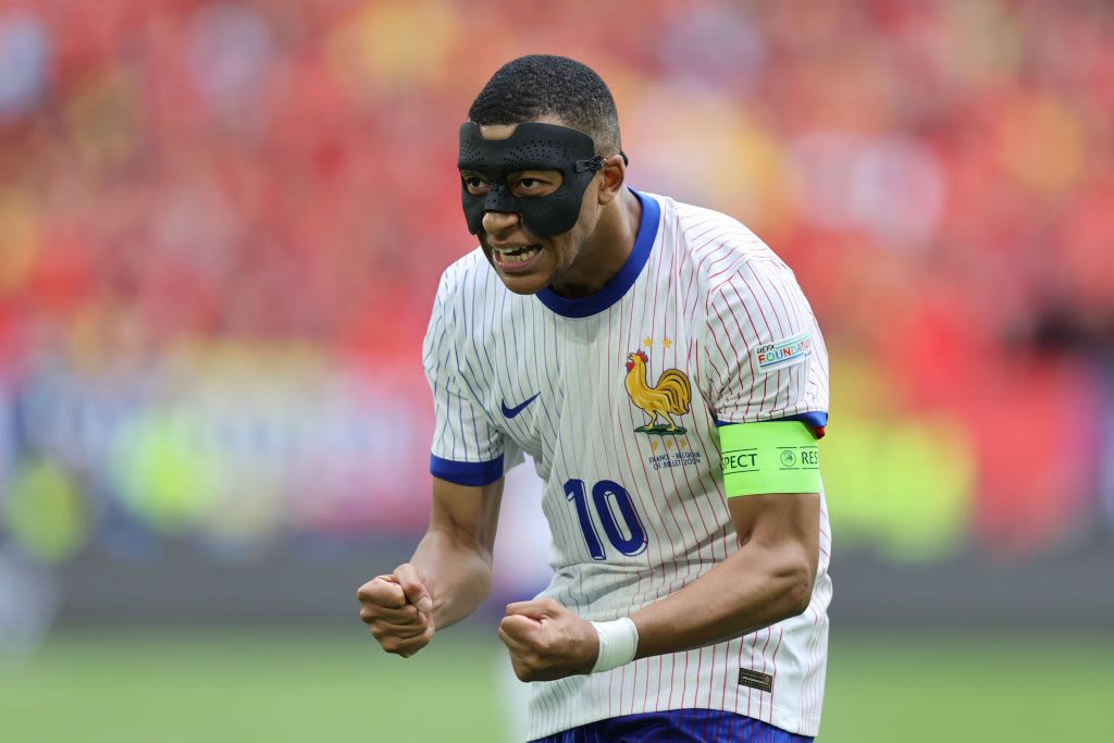 The Reason France's Mbappé Is Wearing a Mask at EURO 2024