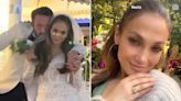 Jennifer Lopez Shares Never-Before-Seen Pictures of Her Wedding Dresses and Engagement Ring