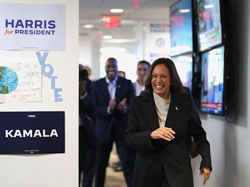 'Embrace her,' Biden says as Harris gives her first speech as likely Democratic nominee