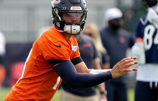 Caleb Williams, Chicago Bears offense making progress in first training camp practices