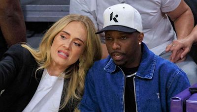 Adele and Rich Paul Have Courtside Date Night at Los Angeles Lakers vs. Denver Nuggets Game