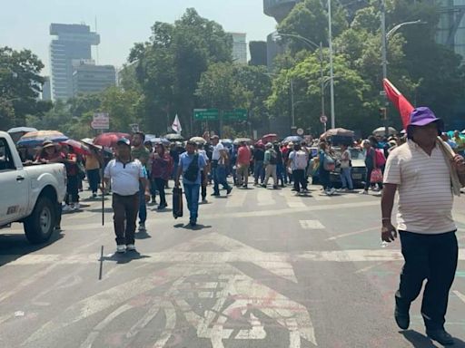 Estas son las alternativas viales por manifestación de la CNTE en CDMX hoy 28 de mayo