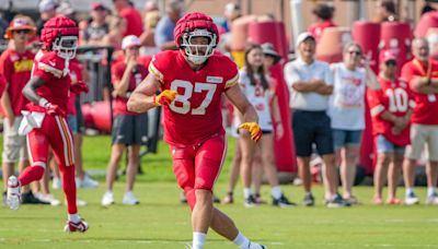 Travis Kelce enjoys return to ‘sanctuary’ of Chiefs camp after taxing 2023 season