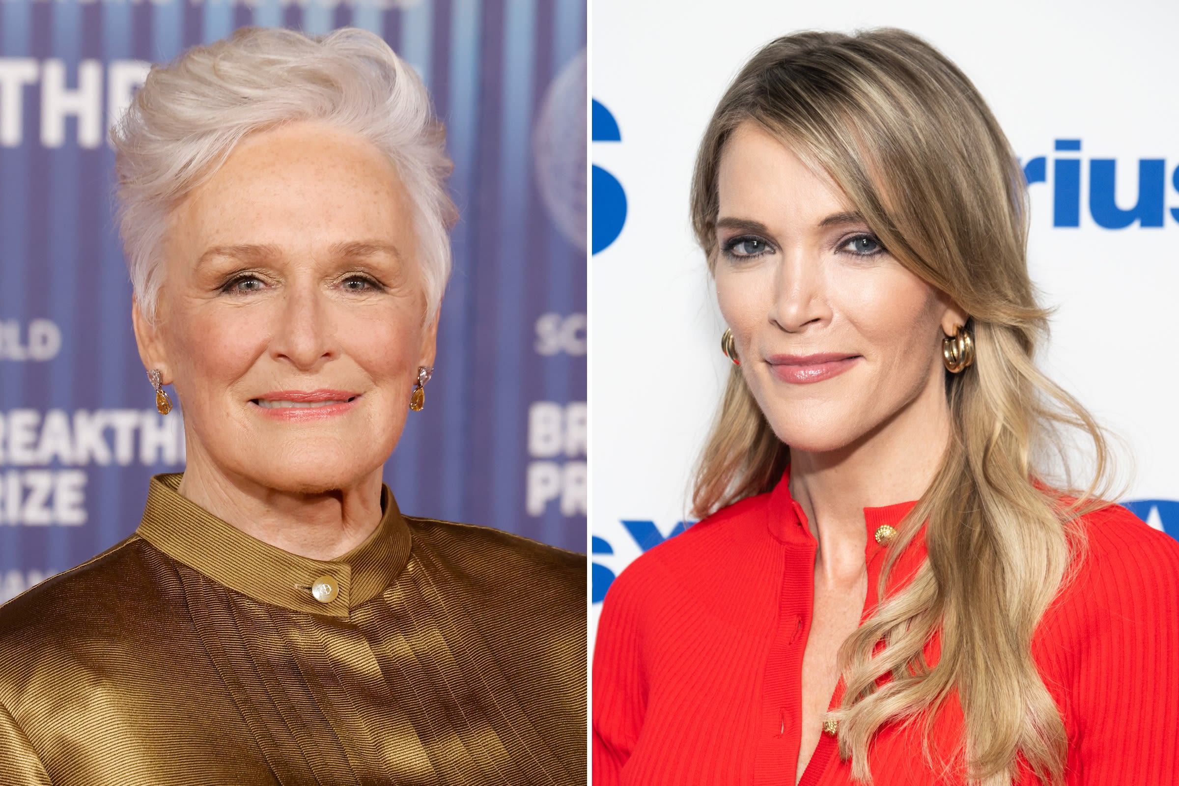 Glenn Close slammed for JD Vance post by Megyn Kelly